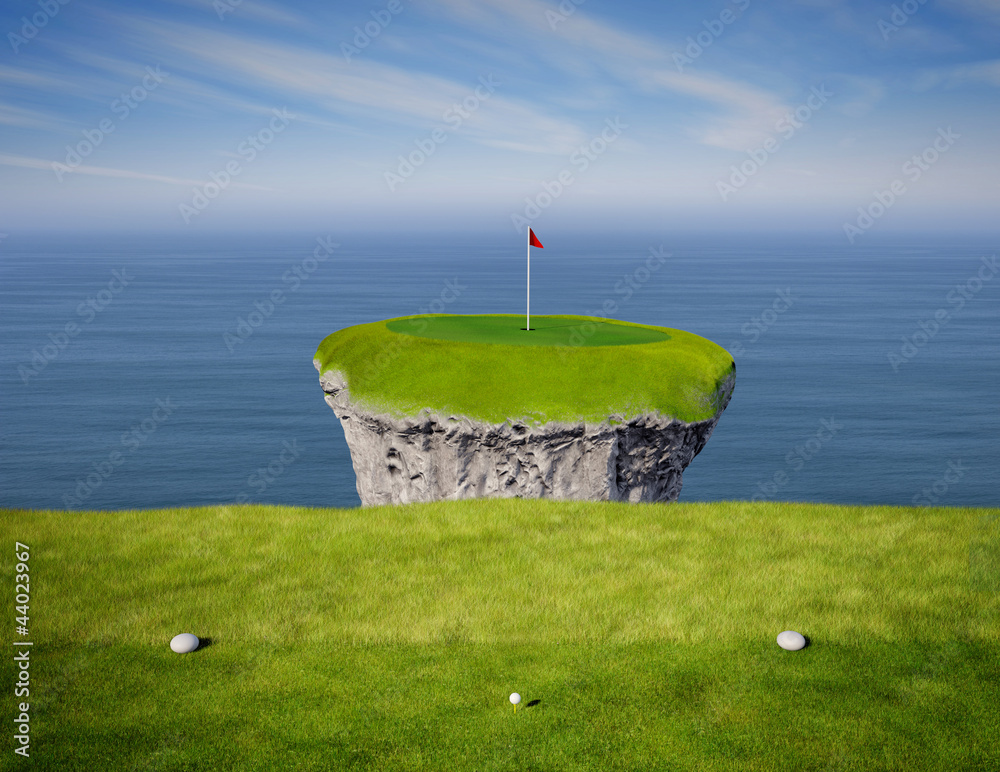 Hole in One StockIllustration Adobe Stock