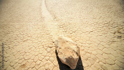 Moving Rock Phenomenon Death Valley Colorado