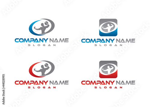 bodybuilder logo