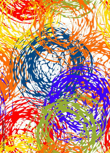 Abstract seamless colored pattern