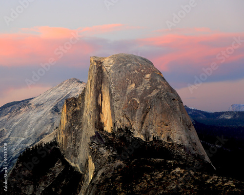Sunset on Half Dome