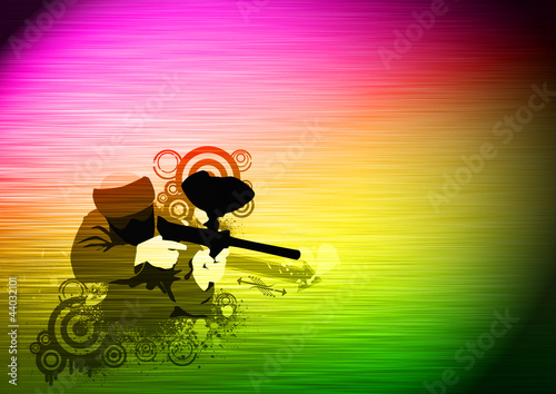 Paintball background
