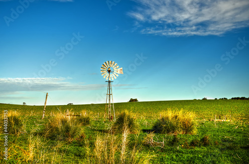 Obraz na płótnie Beautiful old windmill on Farmland , Western Australia w salonie