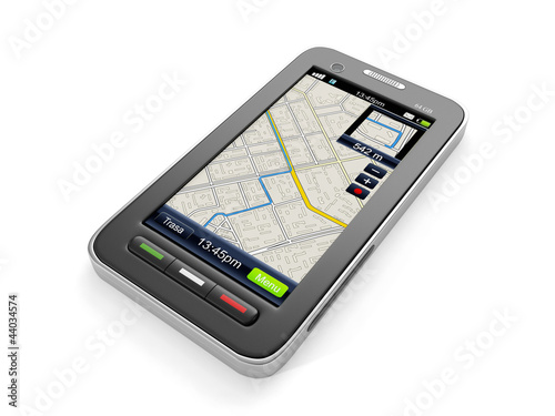 3d illustration: Mobile Technology: Mobile Navigator