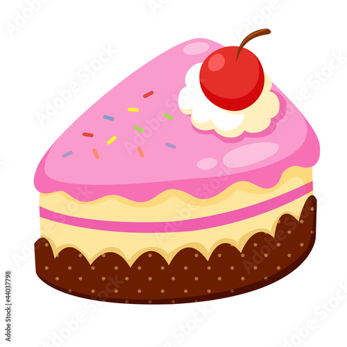 Strawberry Cake vector