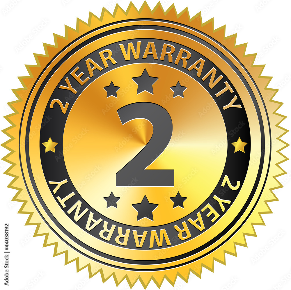 2 year warranty Stock Illustration Adobe Stock