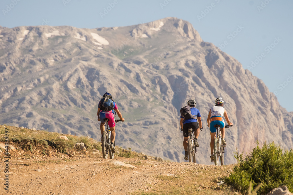 Mountain biking