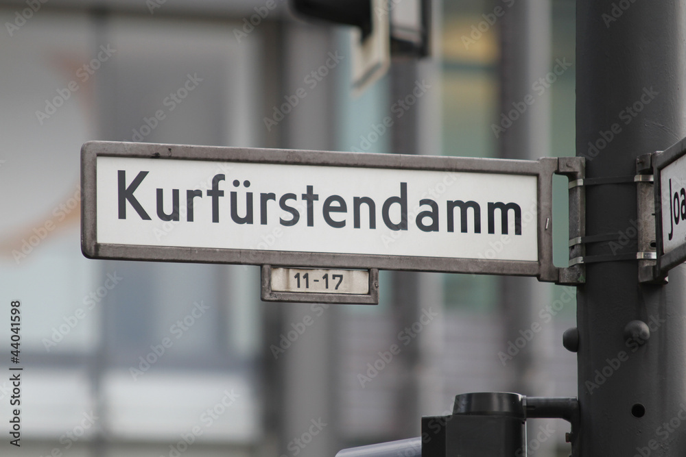Naklejka premium Kurfürstendamm 11-17