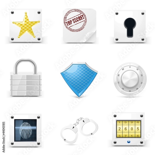 defense vector icons
