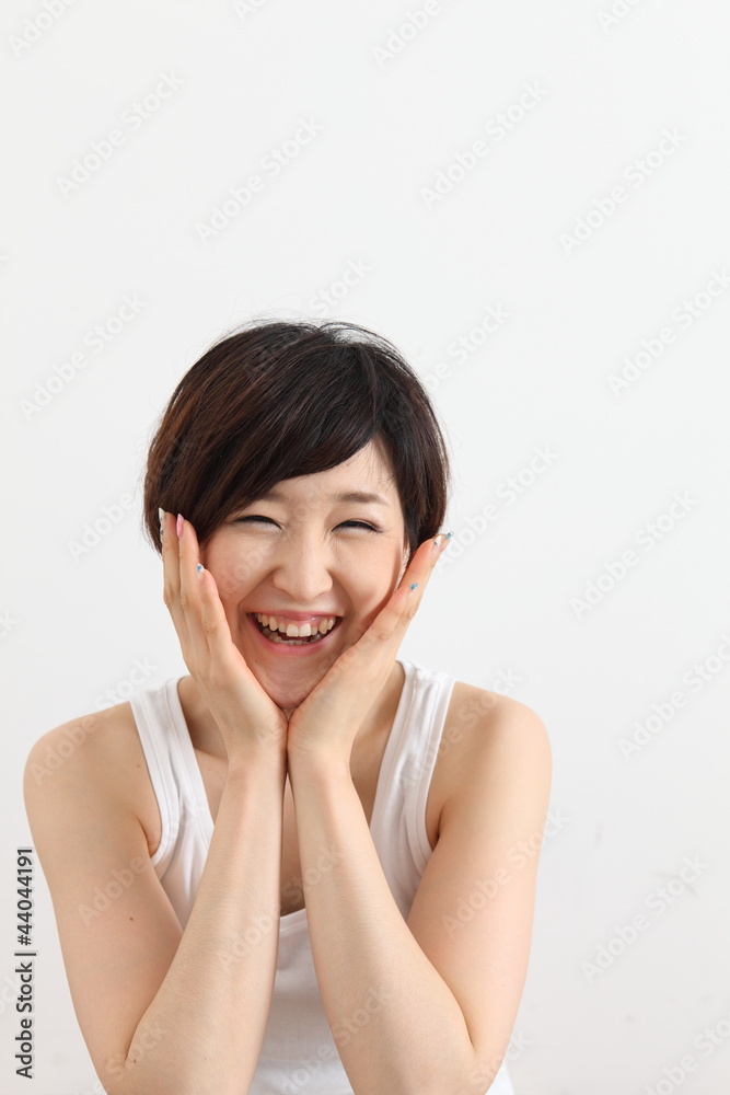 フィットネスをする女性