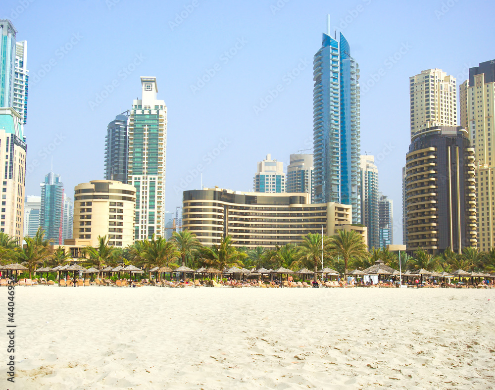 Dubai Town scape in Dubai, United Arab Emirates. Dubai Town scape in Dubai, United Arab Emirates.