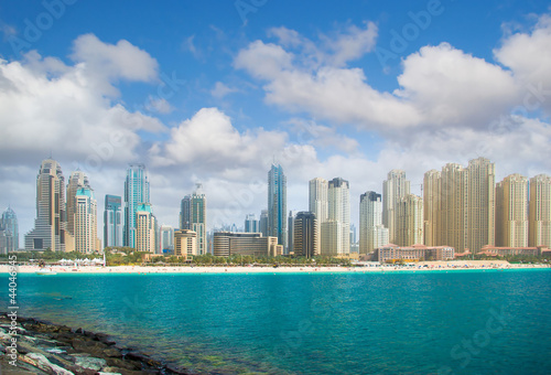 Dubai city, panoramic view. © arti om