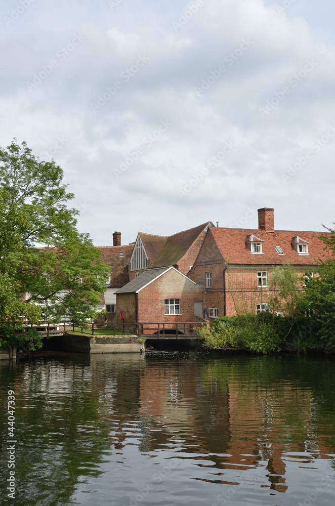 Flatford Mill in Portrait