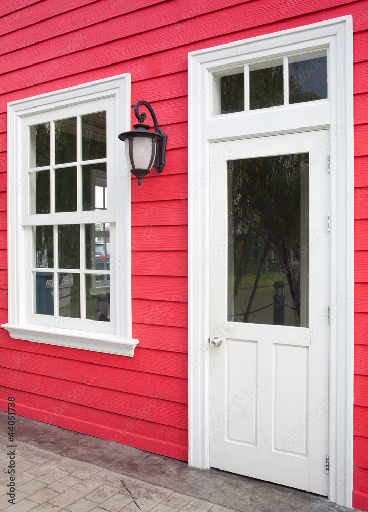 white window and door white window and door