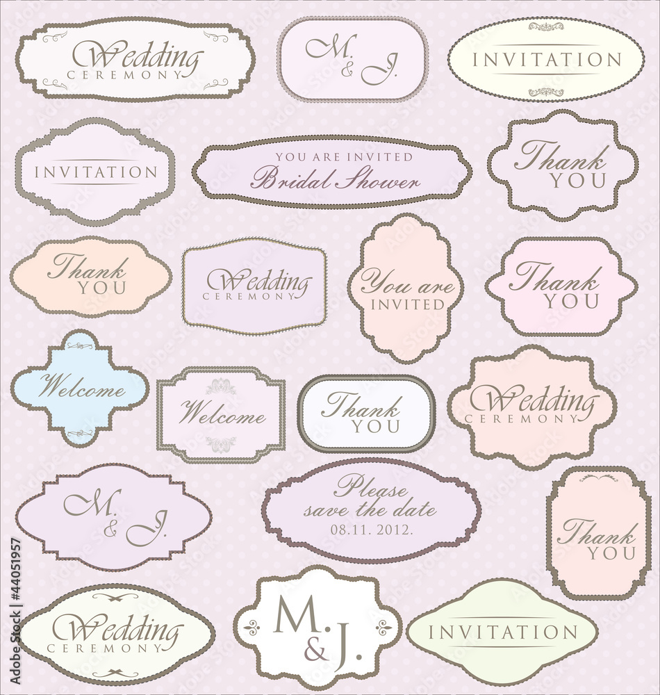 Wedding Frame Set Wedding Frame Set