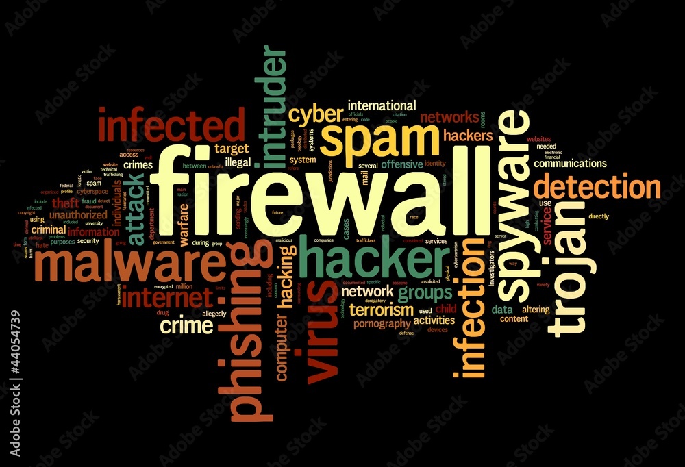 Firewall concept in tag cloud