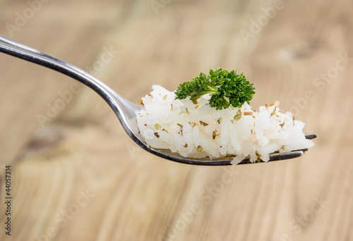 Rice on a Fork