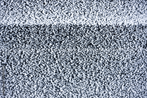 real tv static photo