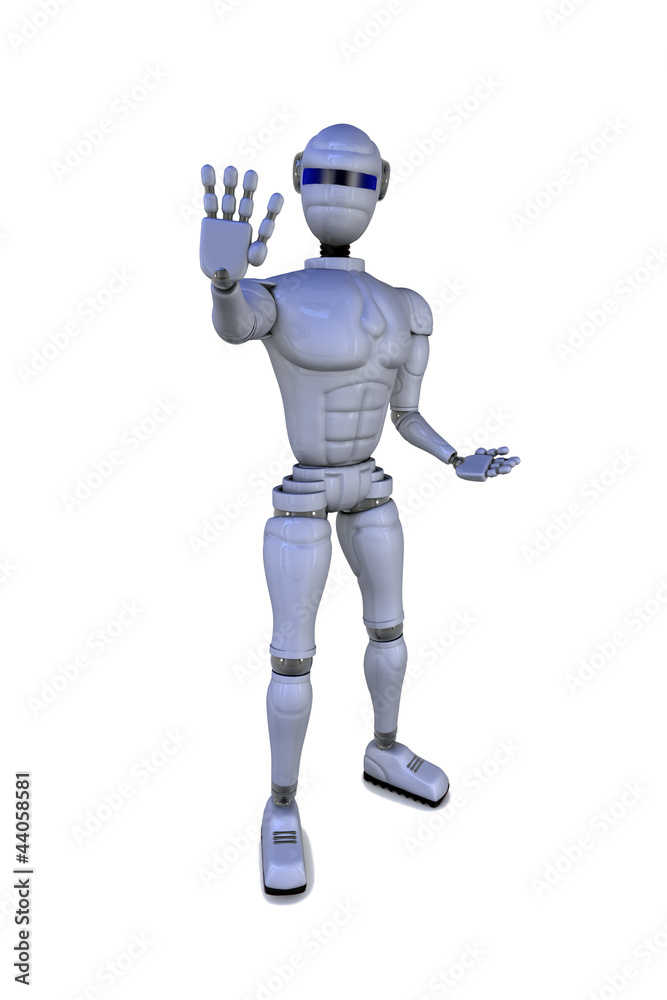 Robot is a defender Robot is a defender