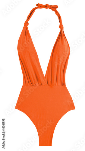 Orange female swimsuit