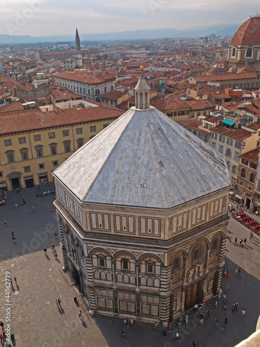 St. John's Baptistry in Florence, Italy. photo