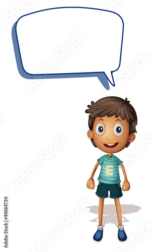 a boy and call out
