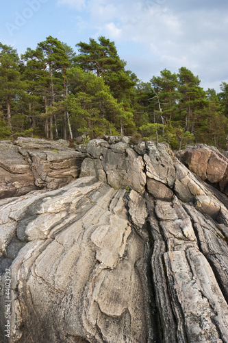 Stone patterns on the rocks