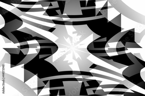 lettre chinoise abstrait