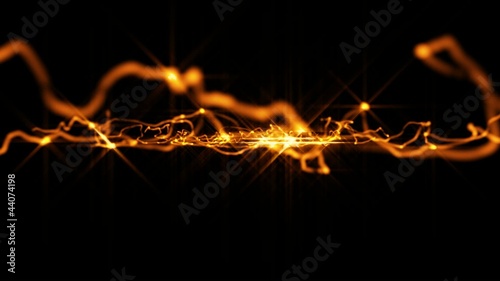 particles waveform, loop