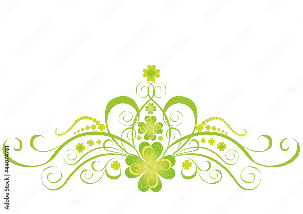 Shamrock for St.Patrick's Day. Vector St. Patrick's elements Shamrock for St.Patrick's Day. Vector St. Patrick's elements