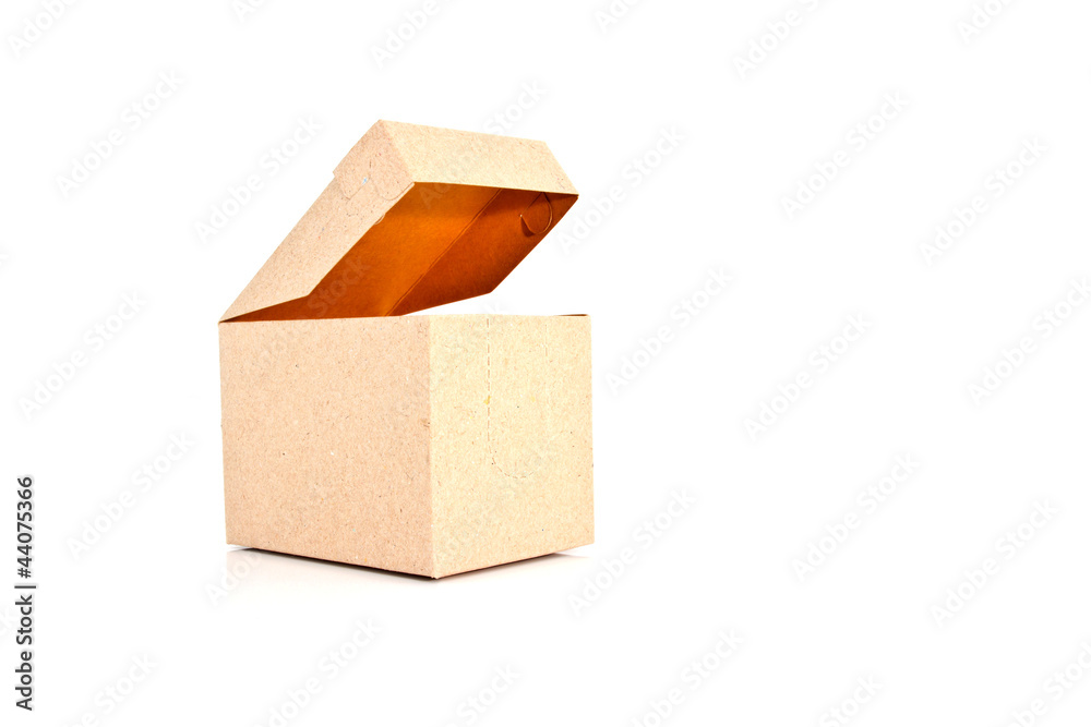 paper boxes with recycle symbol on white background paper boxes with recycle symbol on white background