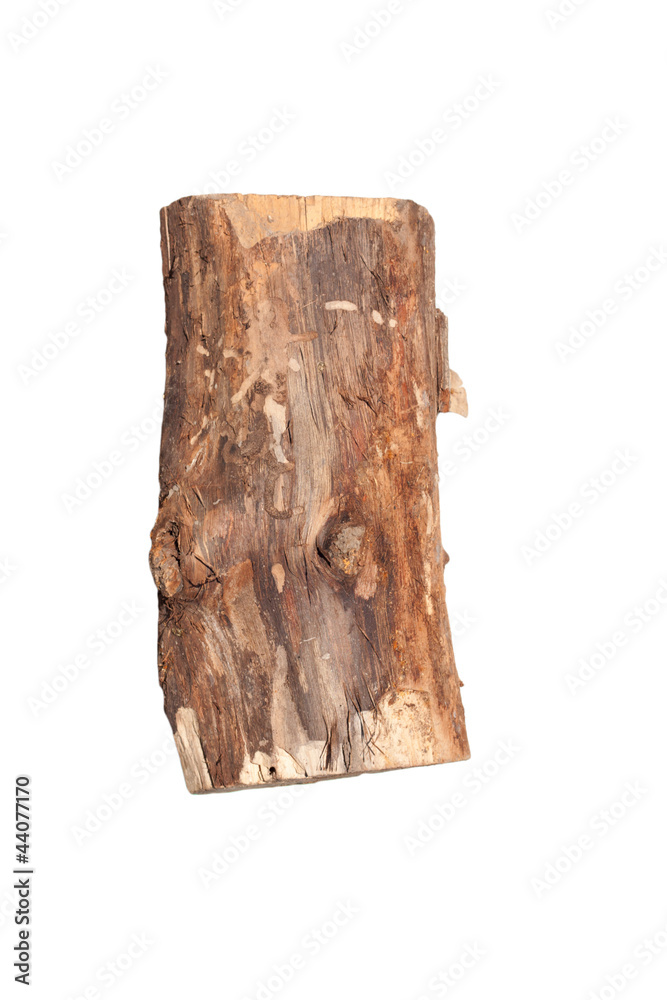 Fototapeta premium Birch logs isolated on the white background.