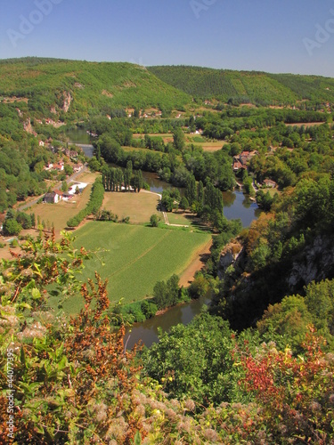 Vallée de Saint-Cirq-Lapopie ; Lot Quercy ; Midi-Pyrénnées