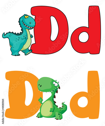 letter D dinosaur
