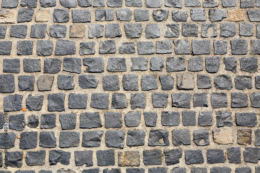 Obraz premium pattern of bricks in a harmonic row