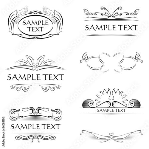 Decorations and frames
