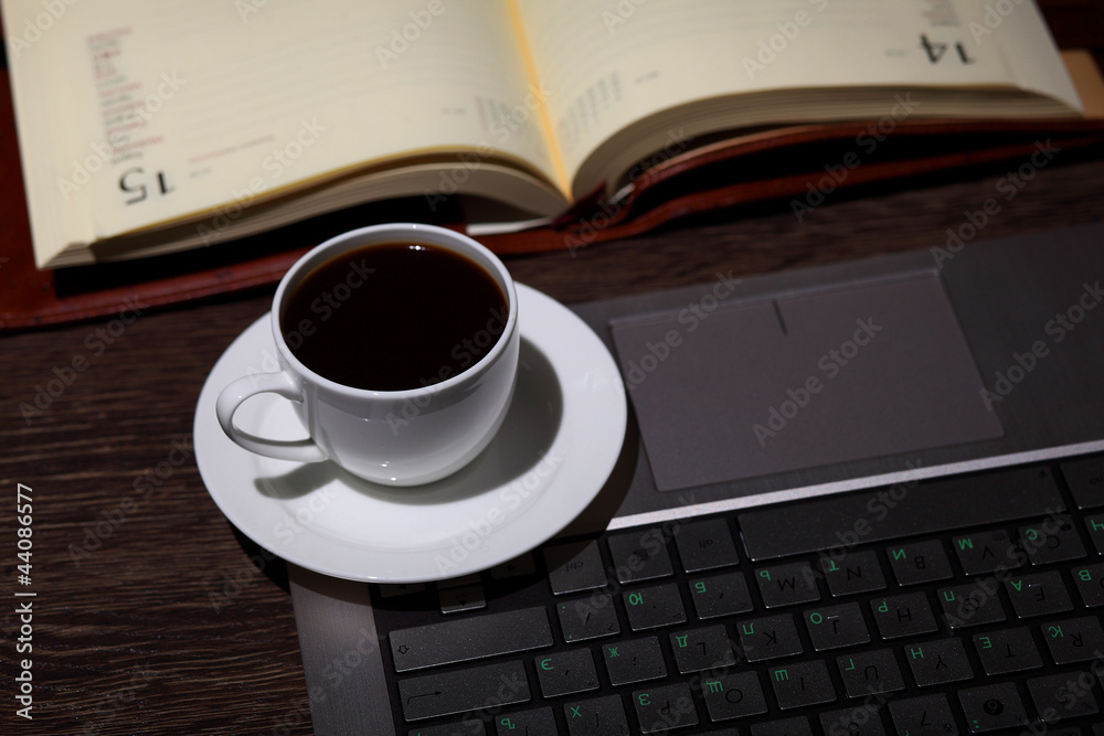 Coffee at business workplace Coffee at business workplace