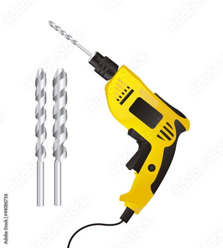 Illustration of a drill