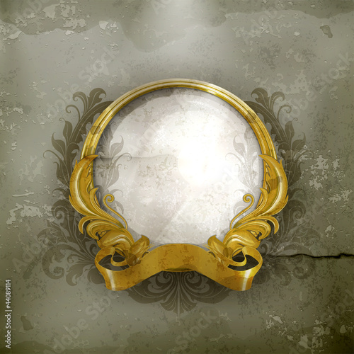 Gold Luxury Frame, old-style vector