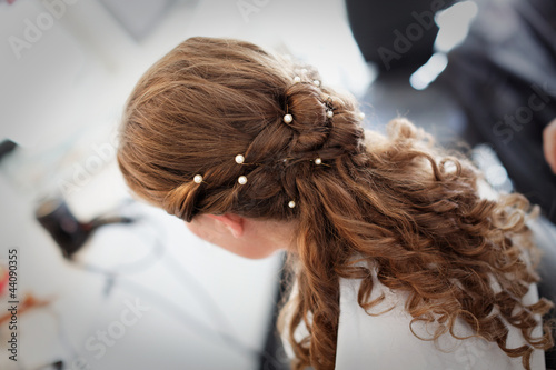 Coiffure de mariée photo