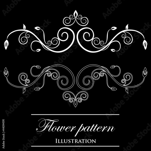 Vector flowers patterns