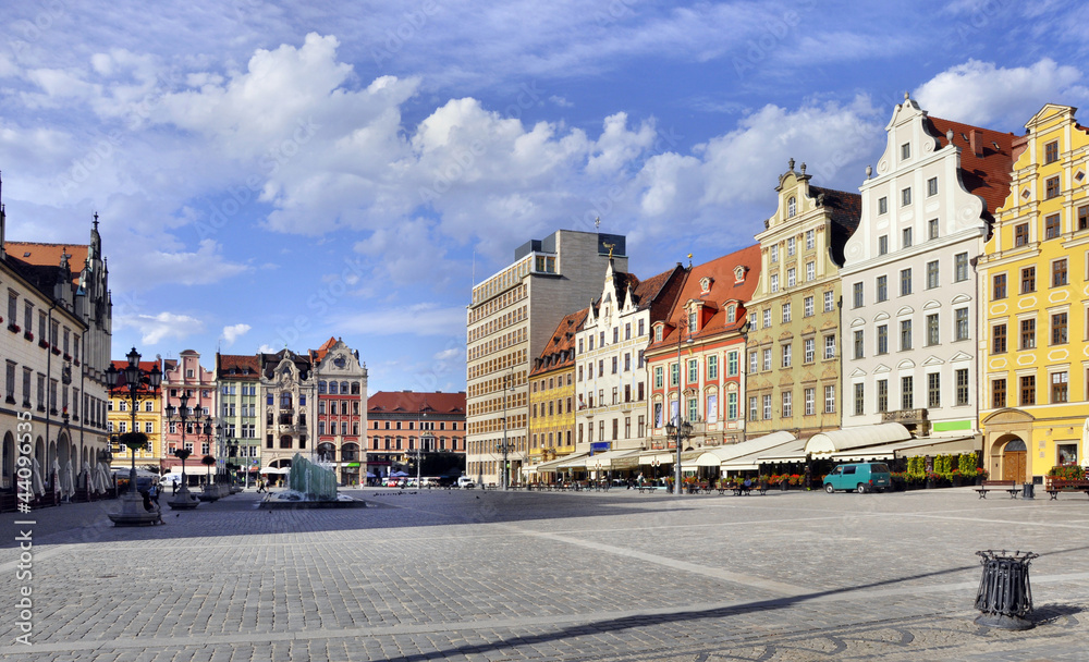 Obraz premium Rynek (Market Square) in Wroclaw, Poland