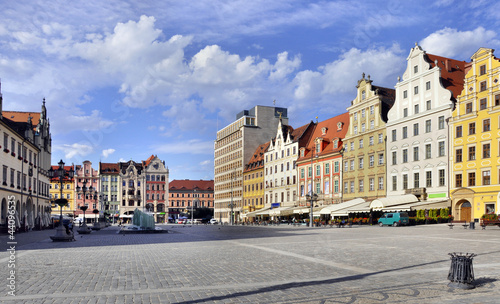 Rynek (Market Square) in Wroclaw, Poland