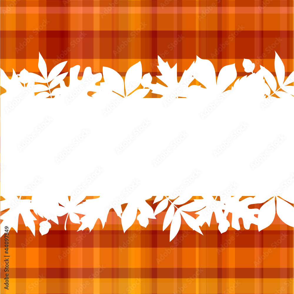 Autumn Background Check Pattern Warm Colors