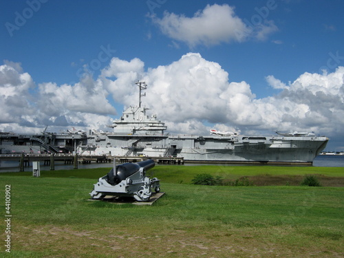 Aircraft Carrier and the Cannon photo