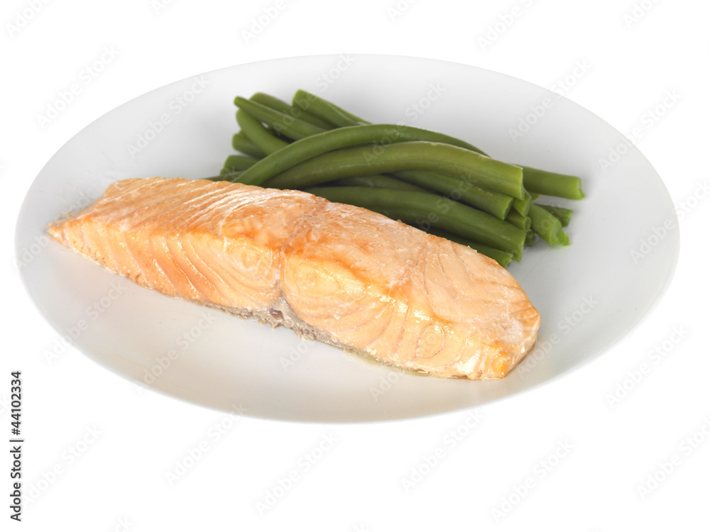 Salmon Fillet with Vegetables Salmon Fillet with Vegetables