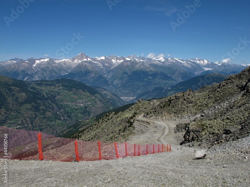 Scenery In The Canton Valais, Alps photo