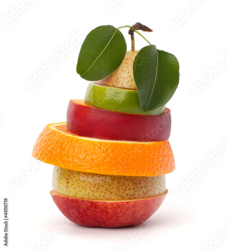 Mixed fruit slices