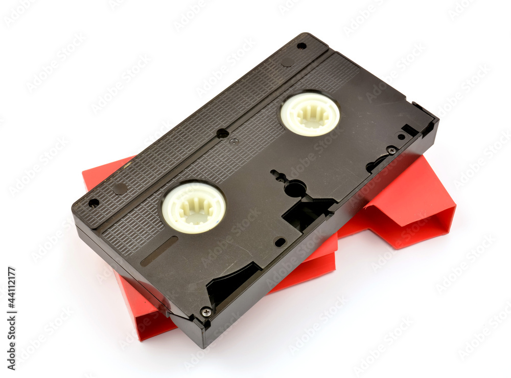 Old vhs video cassette Old vhs video cassette