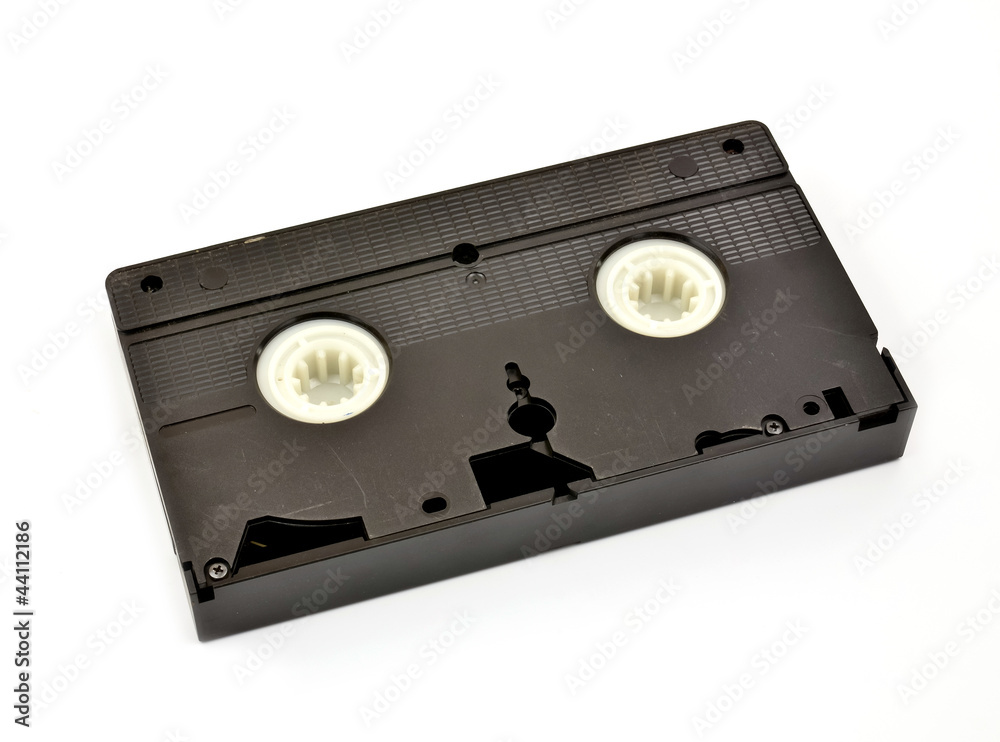Old vhs video cassette Old vhs video cassette